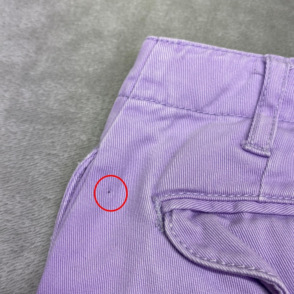 Ralph Lauren Sport Women Lavender Purple Cotton Cropped Chino Pant Sz 4 Fits 28" - Picture 8 of 10